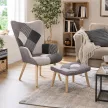 Többszínű relaxfotel, szövet kárpitozással – AK-305B