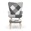 Többszínű relaxfotel, szövet kárpitozással – AK-305B