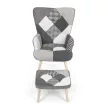 Többszínű relaxfotel, szövet kárpitozással – AK-305B