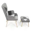 Többszínű relaxfotel, szövet kárpitozással – AK-305B