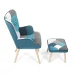 Többszínű relaxfotel, szövet kárpitozással – AK-305B
