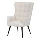 Armchair AK-321 beige fabric