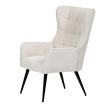 Armchair AK-321 beige fabric