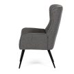 Grey Polyrattan Garden Chair Metal Frame AZC-S2118