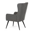 Grey Polyrattan Garden Chair Metal Frame AZC-S2118