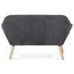 2-Seater Sofa Grey Fabric AK-322 GREY2