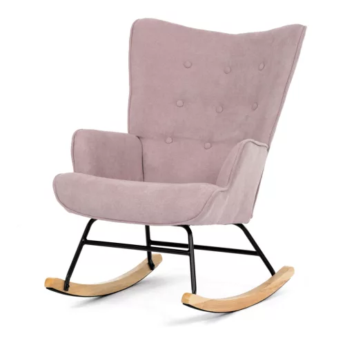 Hinta fotel rózsaszín szövet kárpittal AK-371 PINK2
