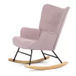 Hinta fotel rózsaszín szövet kárpittal AK-371 PINK2