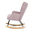 Hinta fotel rózsaszín szövet kárpittal AK-371 PINK2