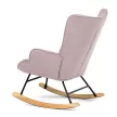 Hinta fotel rózsaszín szövet kárpittal AK-371 PINK2