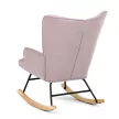 Hinta fotel rózsaszín szövet kárpittal AK-371 PINK2