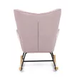 Hinta fotel rózsaszín szövet kárpittal AK-371 PINK2