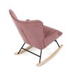 Hintaszék, rózsaszín, szövet, AK-373 PINK2