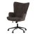 Executive office chair AK-491 brown fabric