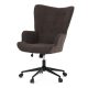 Executive office chair AK-491 brown fabric