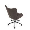 Executive office chair AK-491 brown fabric