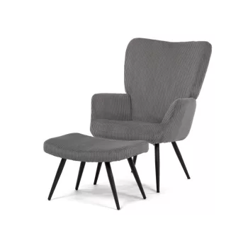 Szürke Kordbársony Relax Fotel. AK-L7285 GREY6