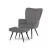 Szürke Kordbársony Relax Fotel. AK-L7285 GREY6