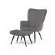 Szürke Kordbársony Relax Fotel. AK-L7285 GREY6