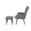 Szürke Kordbársony Relax Fotel. AK-L7285 GREY6