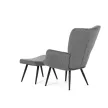 Szürke Kordbársony Relax Fotel. AK-L7285 GREY6
