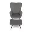 Szürke Kordbársony Relax Fotel. AK-L7285 GREY6