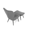 Szürke Kordbársony Relax Fotel. AK-L7285 GREY6