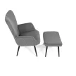 Szürke Kordbársony Relax Fotel. AK-L7285 GREY6