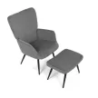 Szürke Kordbársony Relax Fotel. AK-L7285 GREY6