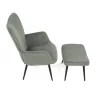 Zöld Corduroy Relax Fotel. AK-L7285 GRN6