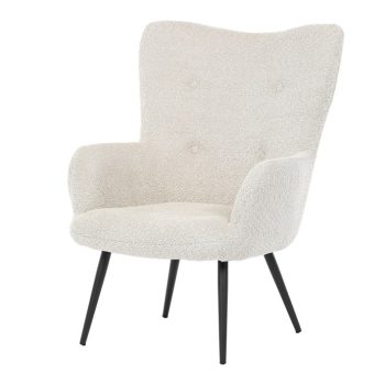 Bézs Bouclé Fotel. AK-W1206 CRM2