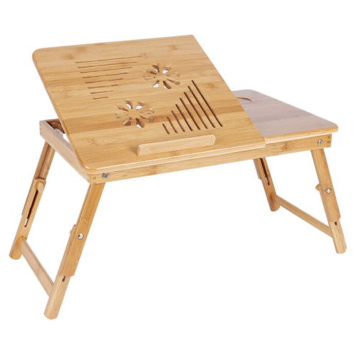 Lerakóasztal 75x35x29 cm, bambusz, AKF-E1002 NAT