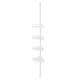 Bathroom Shelf Plastic White AKP-E1001 WT