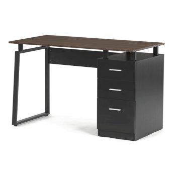 Irodai Íróasztal 120×60 cm, Melamin, Dió. APC-3218 OAK