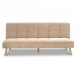 Háromszemélyes kihúzható kanapé, bézs, kordbársony szövet, ASB-C3030 CRM6
