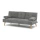 Háromszemélyes kihúzható kanapé, szürke, szövet, ASB-C3034 GREY2