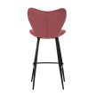 Piros Szövet Bárszék. AUB-1068 RED2