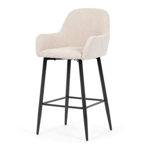 Bárszék bézs szövet AUB-V4009 CRM6