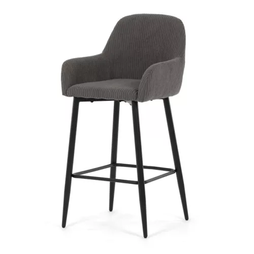 Bárszék szürke szövet AUB-V4009 GREY6