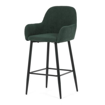 Bárszék zöld szövet AUB-V4009 GRN6
