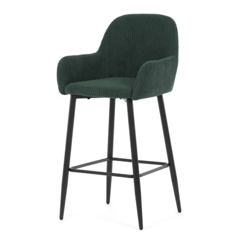 Bárszék zöld szövet AUB-V4009 GRN6