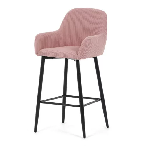 Bárszék rózsaszín szövet AUB-V4009 PINK6