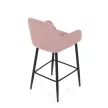 Bárszék rózsaszín szövet AUB-V4009 PINK6