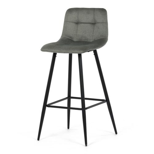 Zöld Szövet Bárszék. AUB-X7015 GRN2