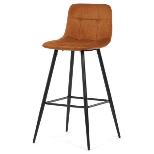 Bar Stool Yellow Fabric AUB-X7015 YEL2