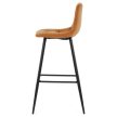 Bar Stool Yellow Fabric AUB-X7015 YEL2