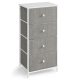 Grey Sideboard 45x30x92 cm AUK-E1031