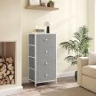 Grey Sideboard 45x30x92 cm AUK-E1031