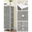 Grey Sideboard 45x30x92 cm AUK-E1031