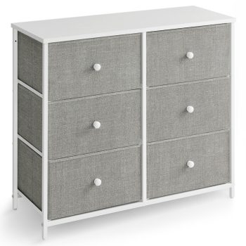 Grey Metal Sideboard 80x30x71 cm AUK-E1032